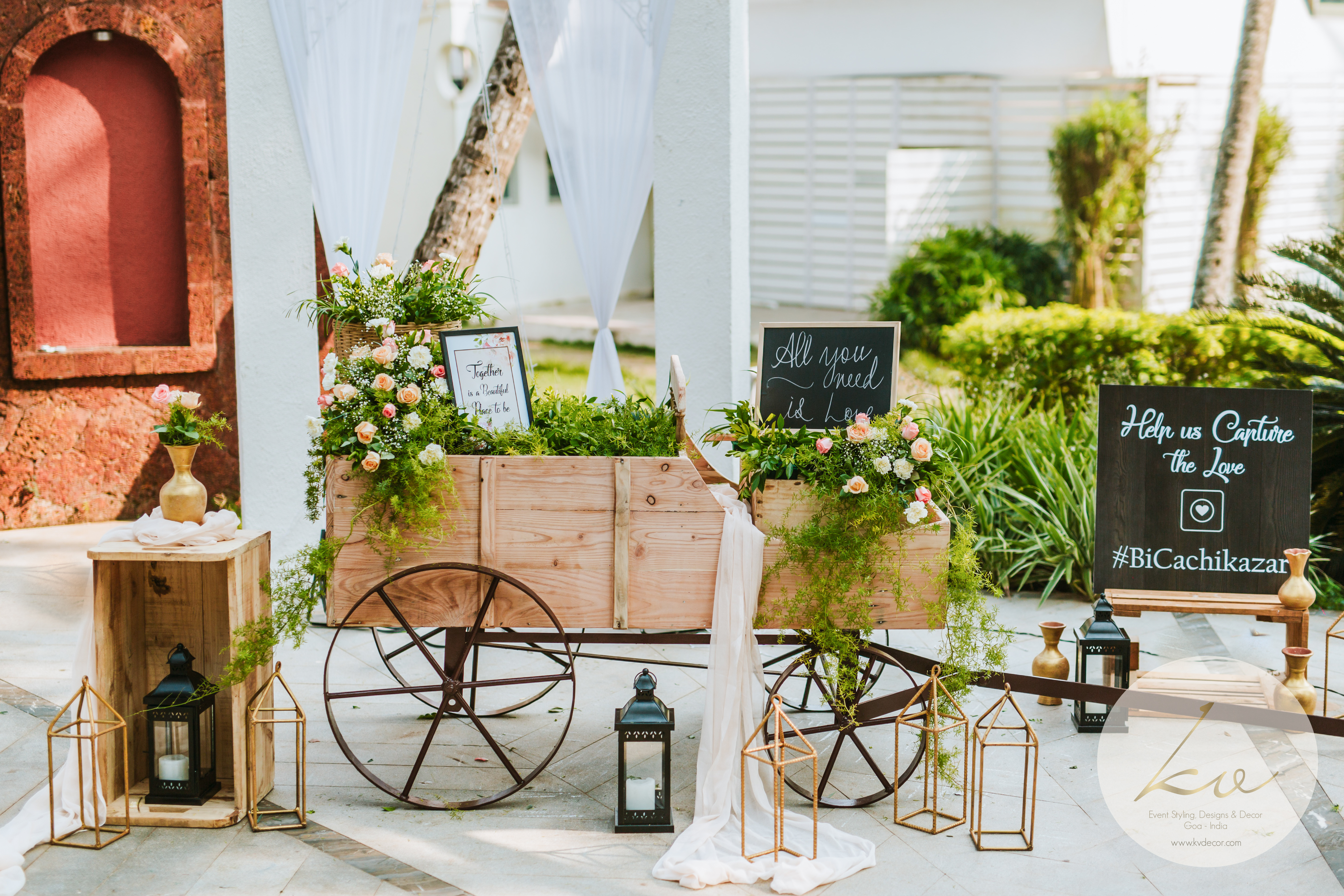 A wheelbarrow setup!