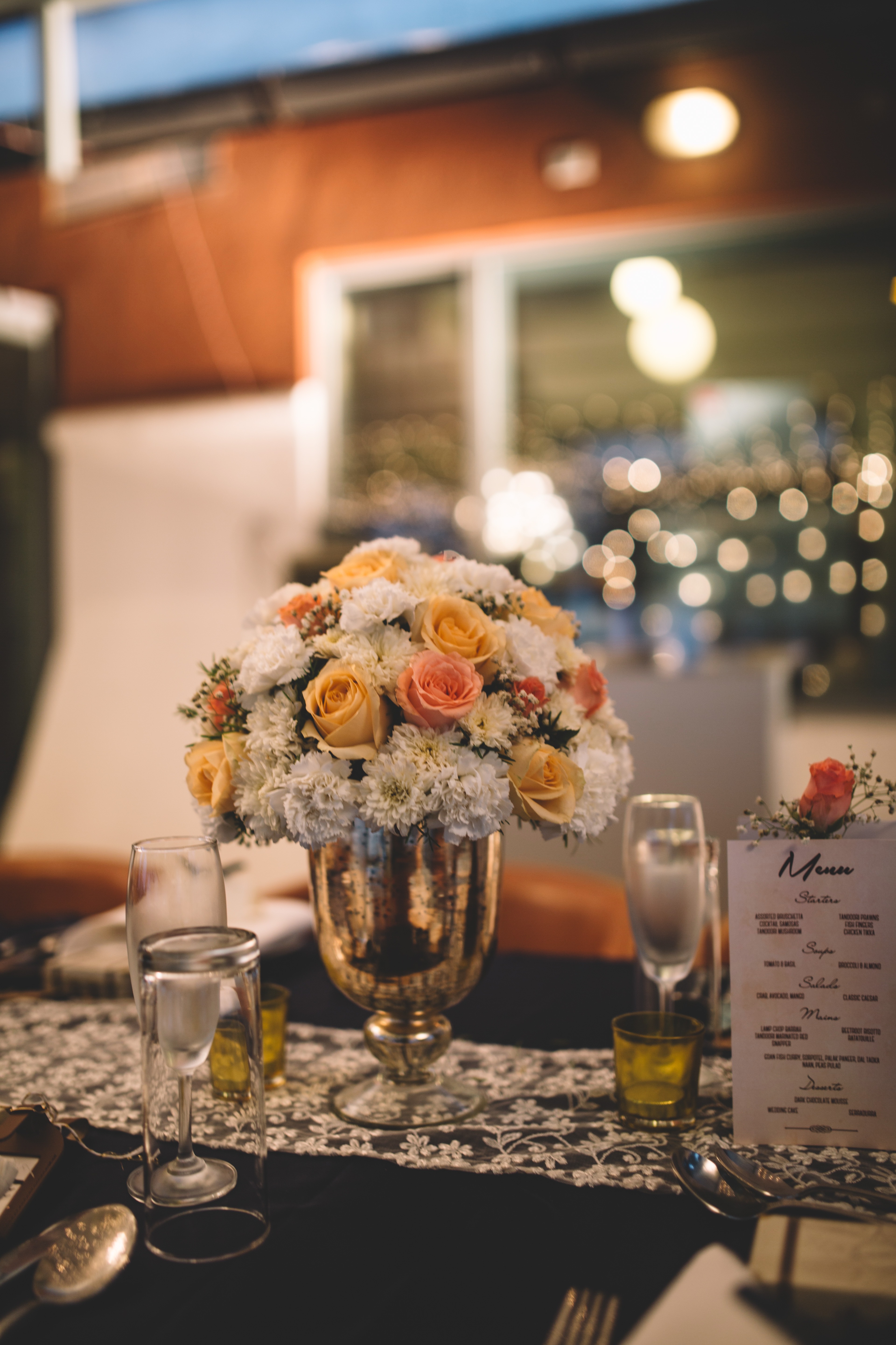 Floral table centres!