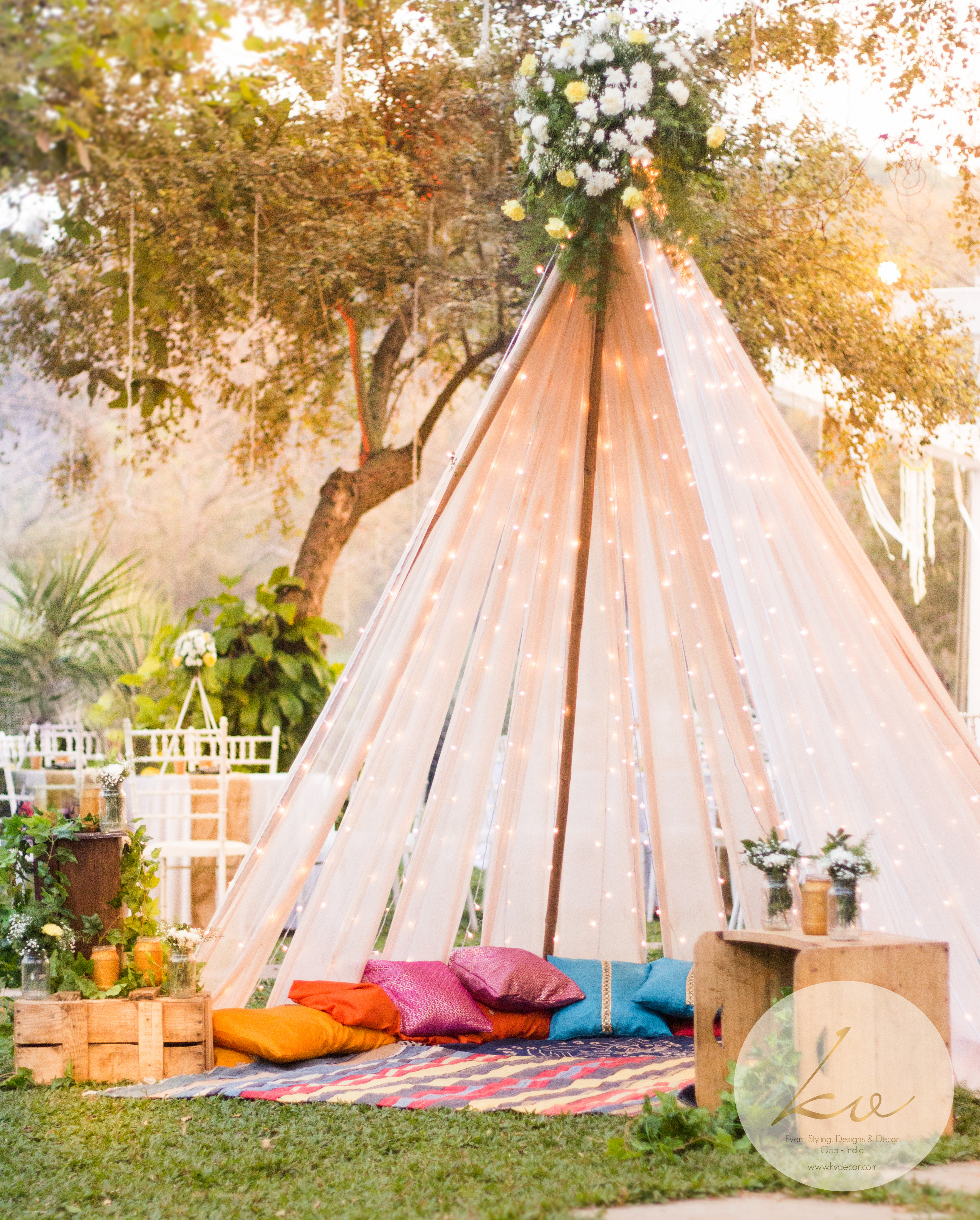 ... this boho inspired Tee Pee!