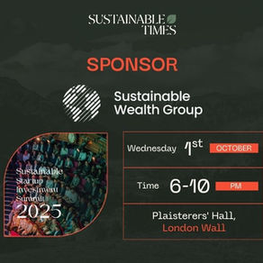 Sustainable Wealth Group Confirmed as Sponsor for Investment Summit