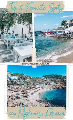 Top 5 Favorite Spots in Mykonos, Greece