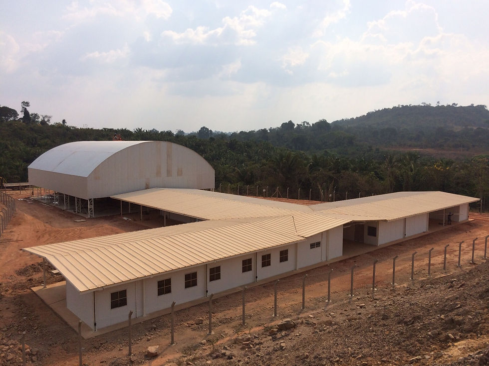 60.000 kilos com vão de 25m em arco em 120 dias.