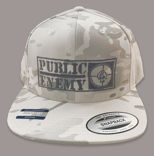 Public Enemy Alpine Camo Classic Snapback Cap | Guerrilla Funk Store