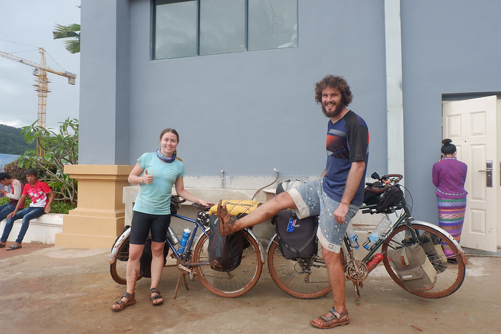 Aftermath of riding through the kilometers of mud
