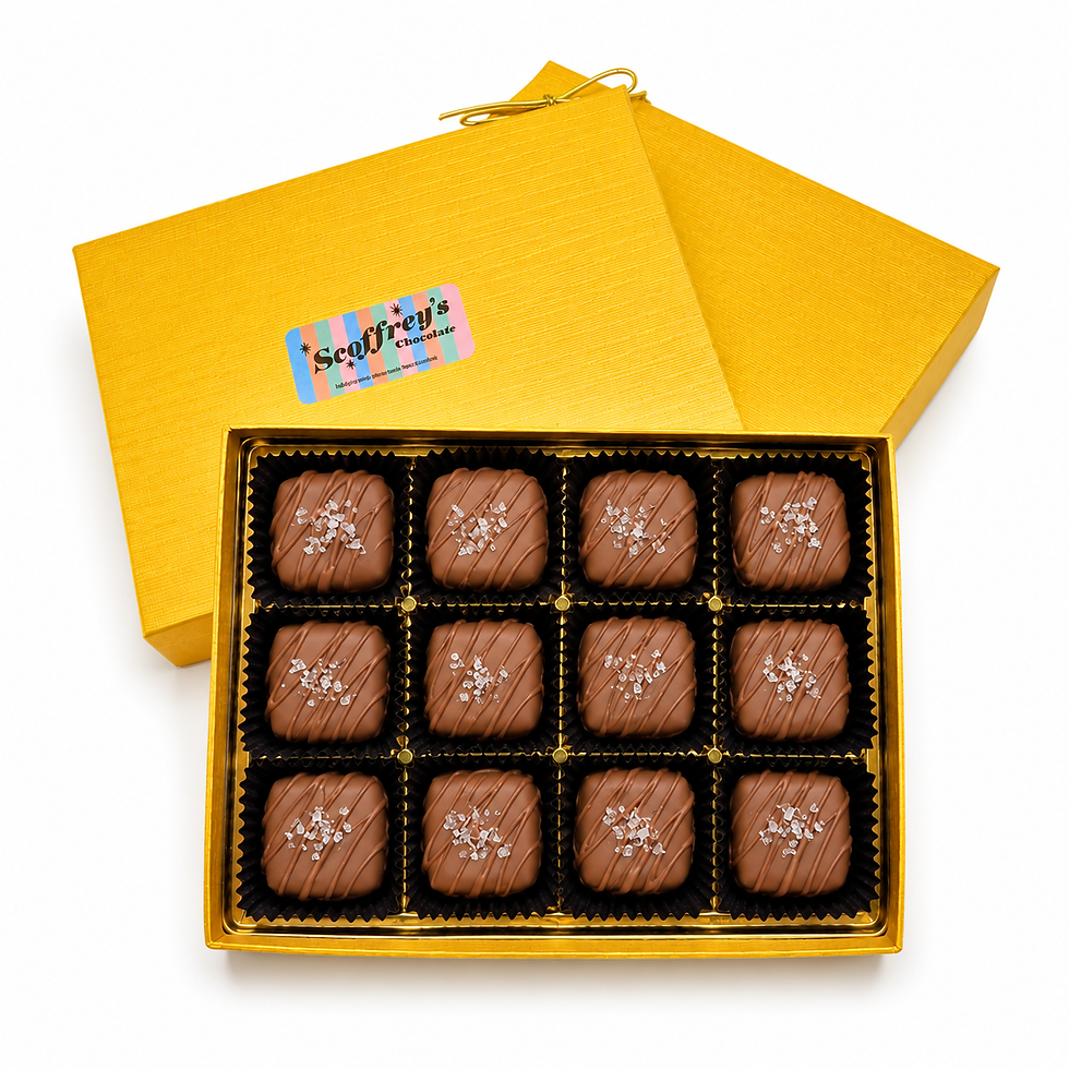 Thumbnail: Milk  Sea Salt Caramels -  12 piece box