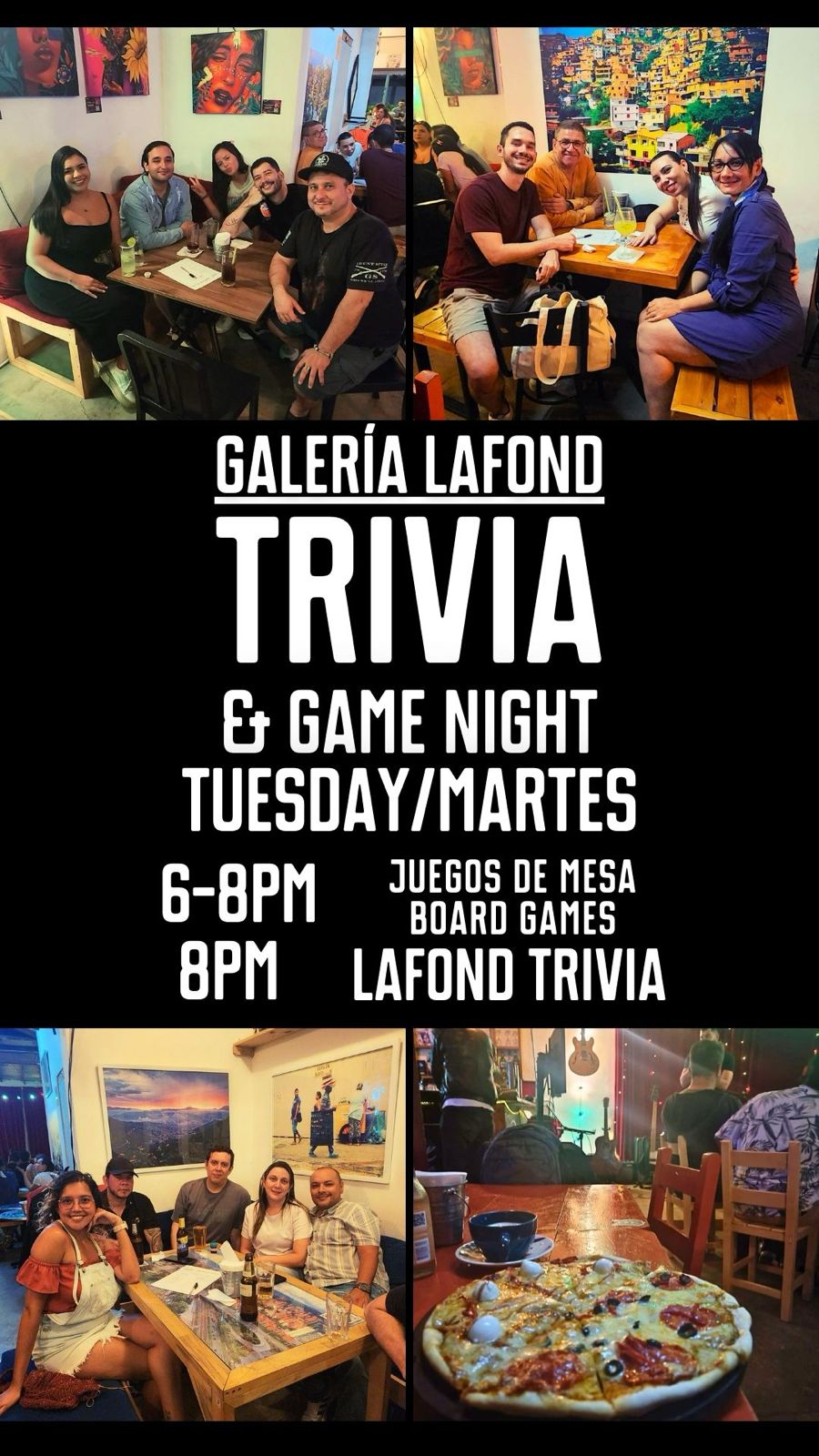 Galeria LaFond Bilingual Trivia and Board Games(Laureles)