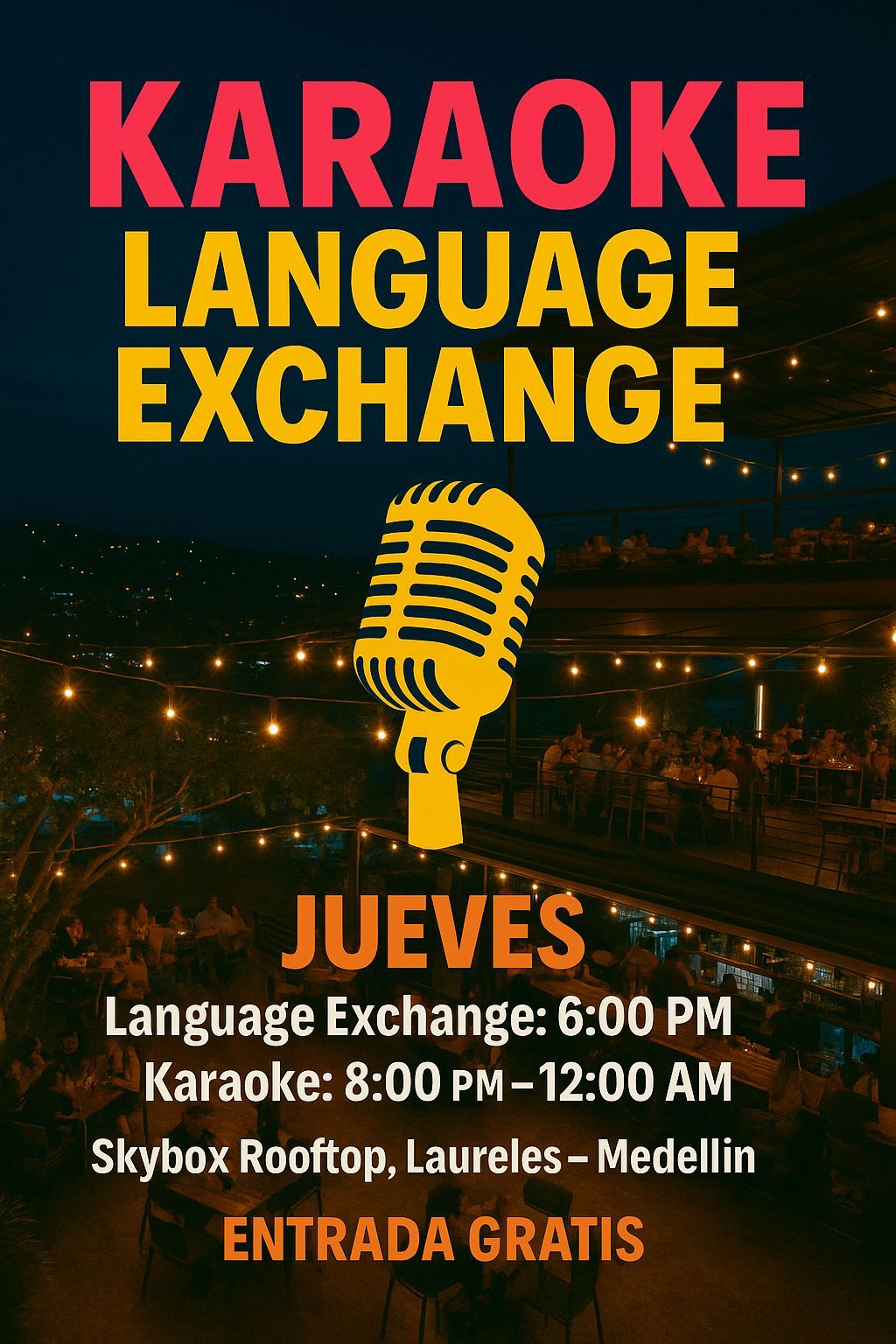 Language Exchange & Karaoke Night