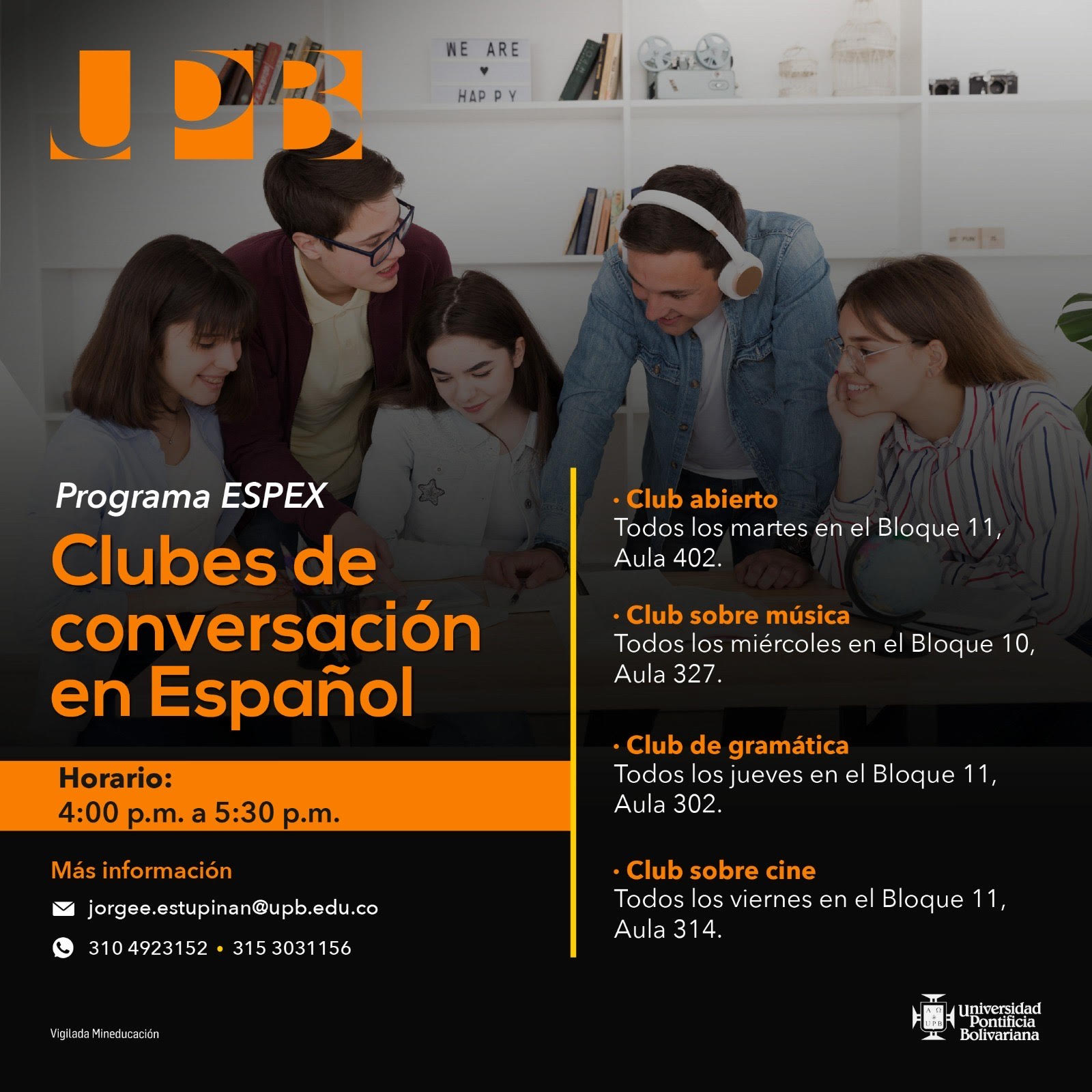 UPB Spanish Conversation Clubs