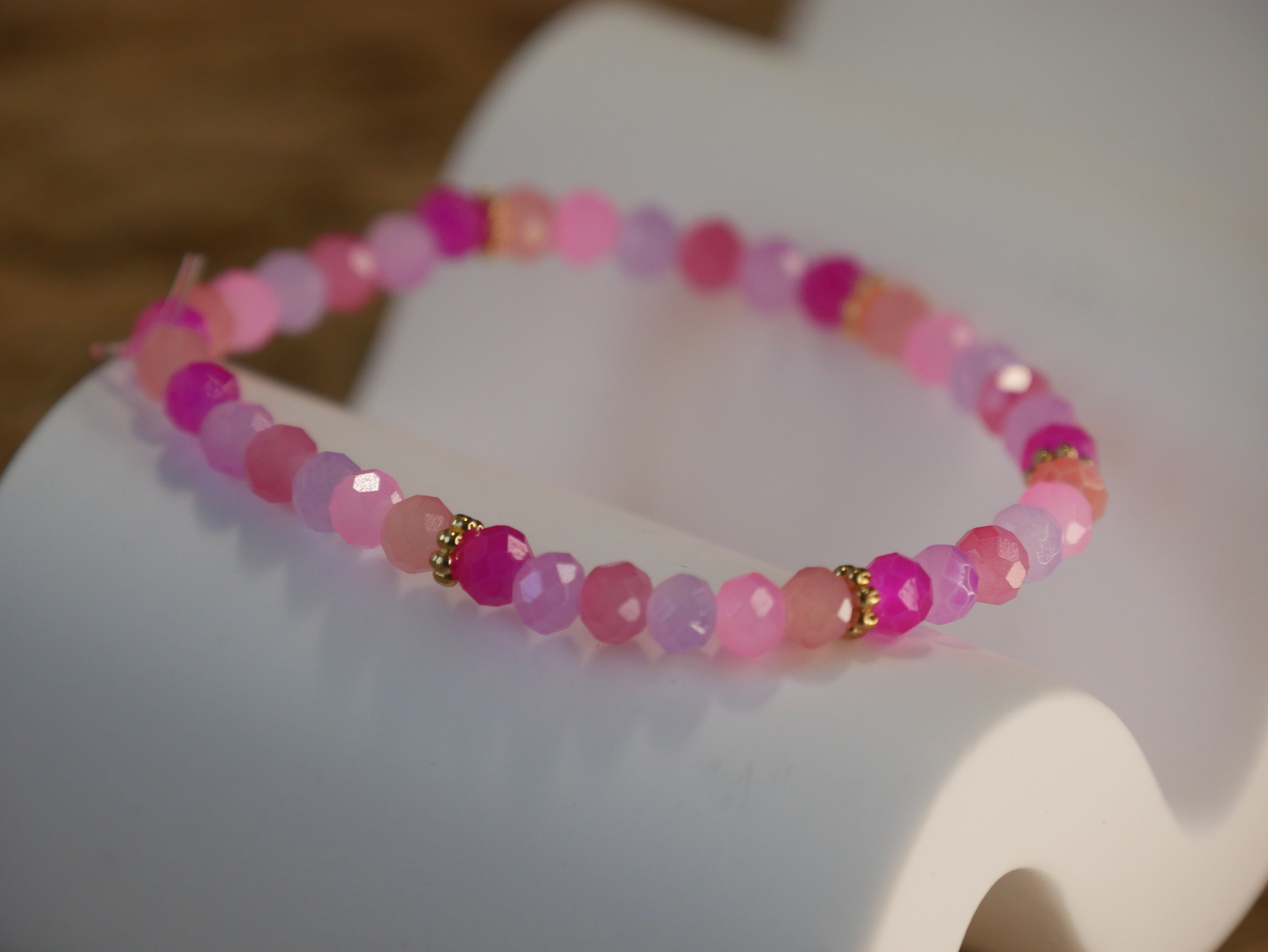 Bracelet Mariposa dégradé de rose vif