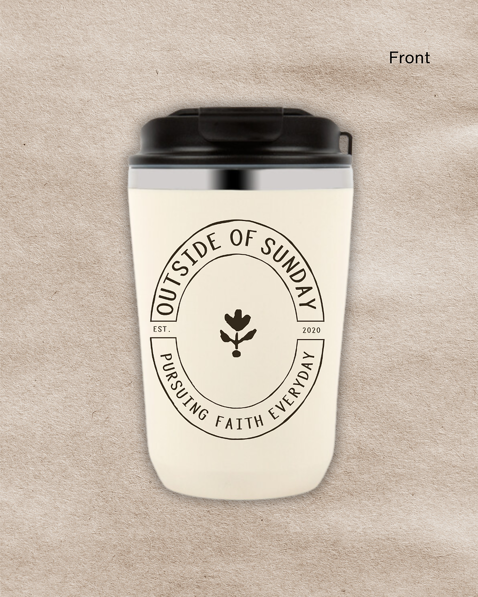 Thumbnail: Outside of Sunday 400ml Travel Mug