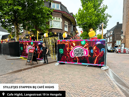 Silent disco bij Hight5 in Hengelo 