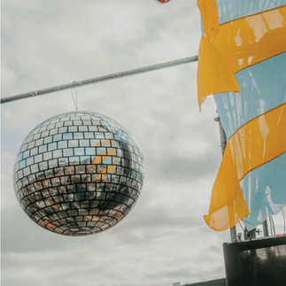 aufblasbare Discokugel