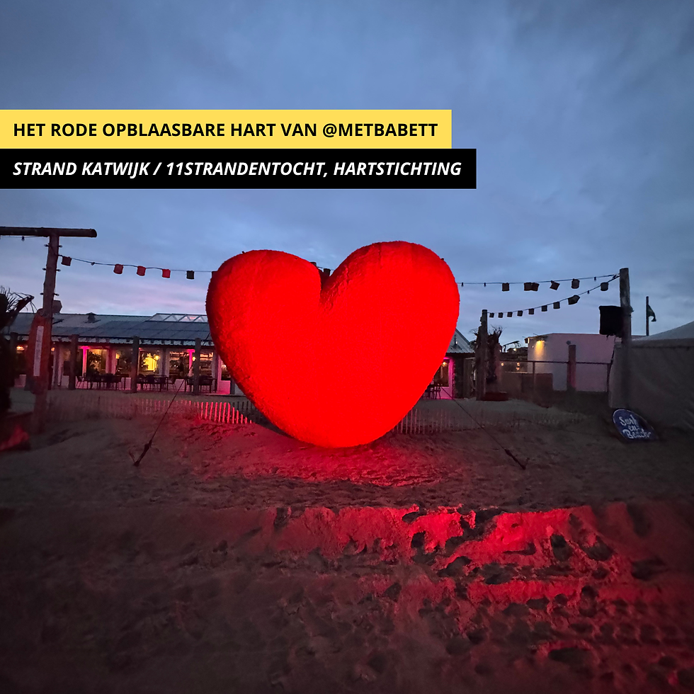 Groot opblaasbaar hart te huur