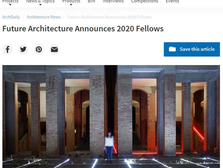 The Unfolding Pavilion is one of the selected projects at the Future Architecture Platform!