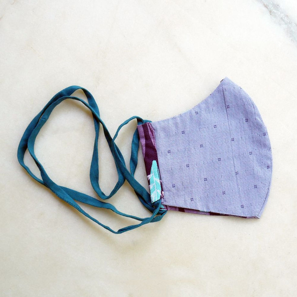 PURPLE FABRIC MASK