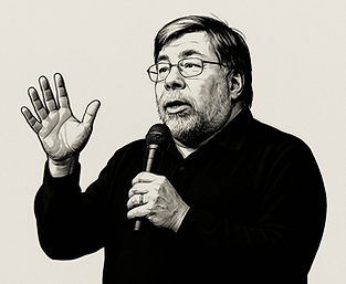 スティーブ・ウォズニアックの人物イラスト