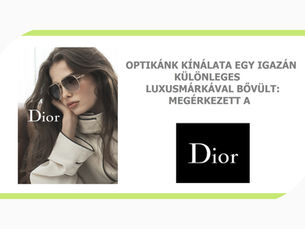 Különleges luxusmárka érkezett optikánkba