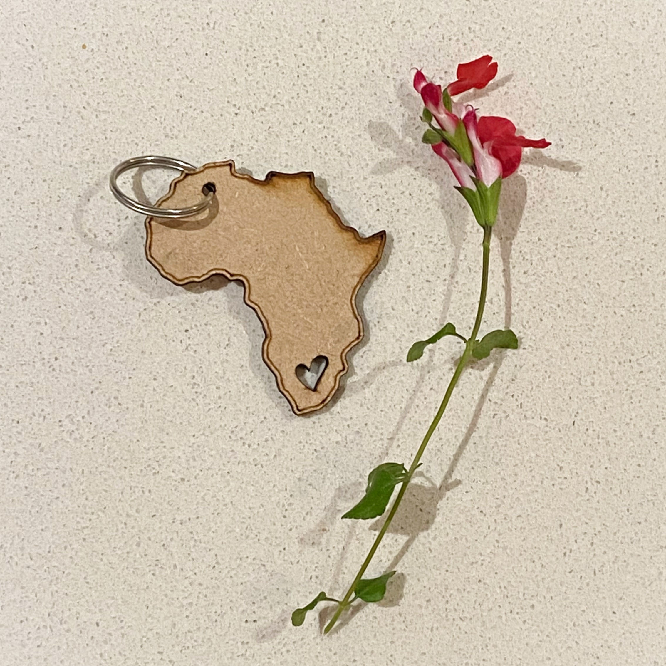 Africa Keyring