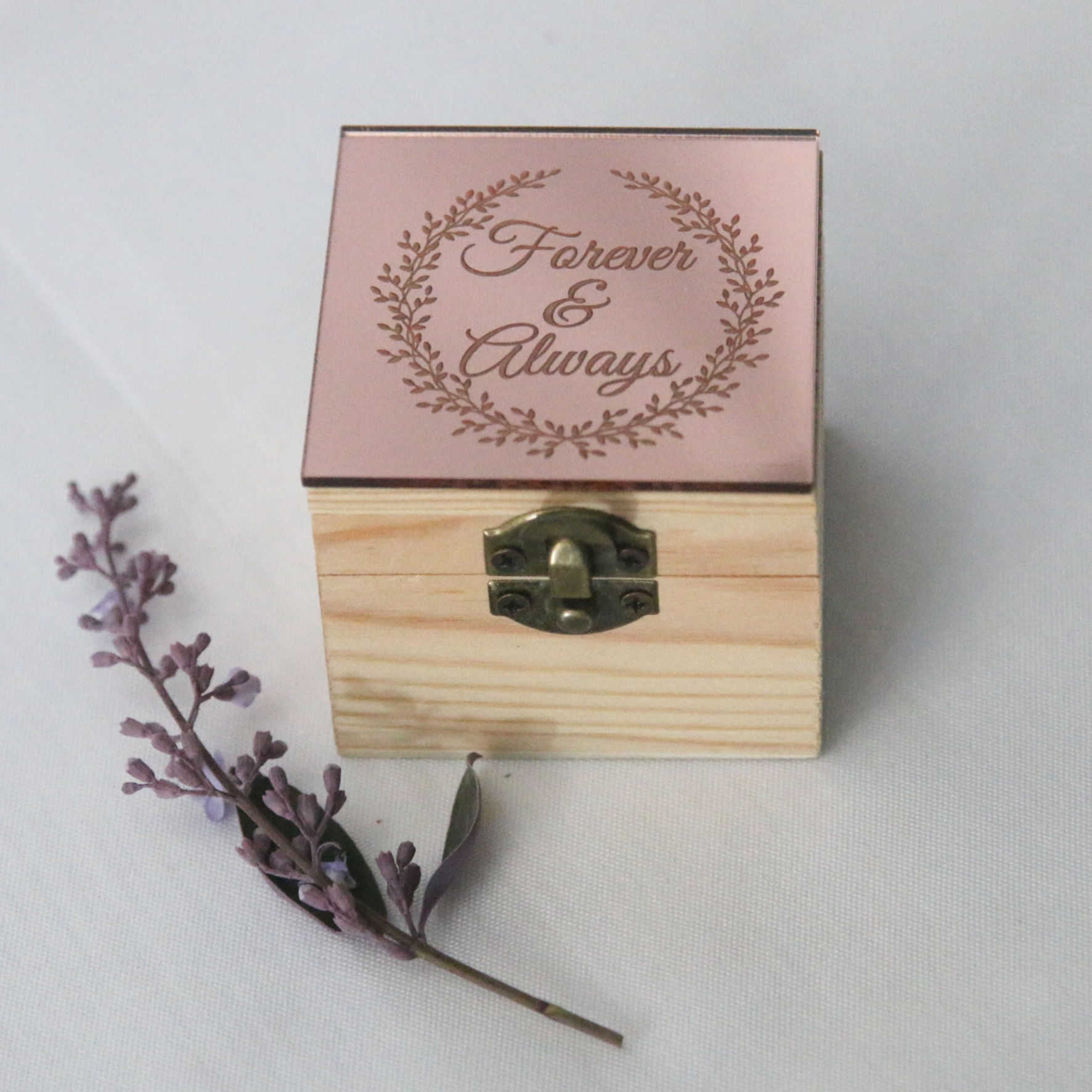 Forever & Always Mirror Rose Gold
