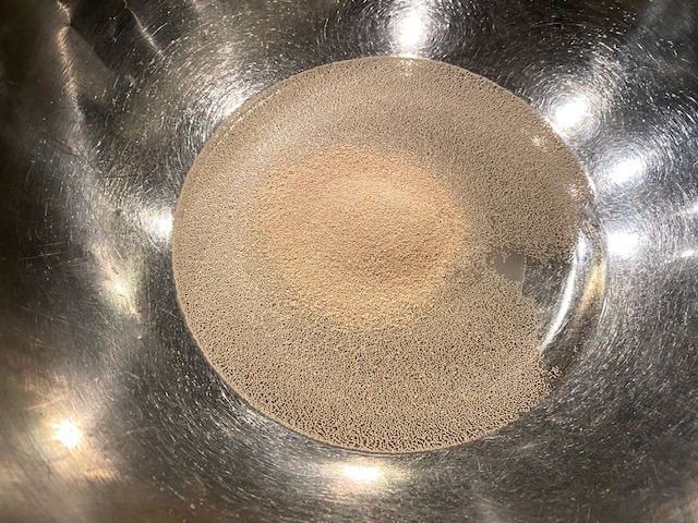 Combine sugar water & yeast