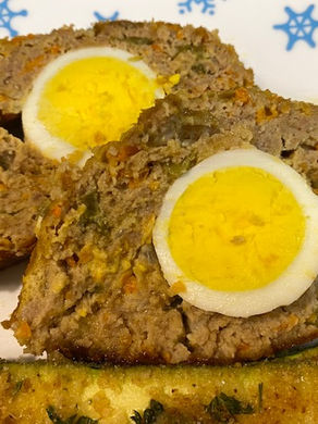 Turkey Pork Vegetable Meatloaf
