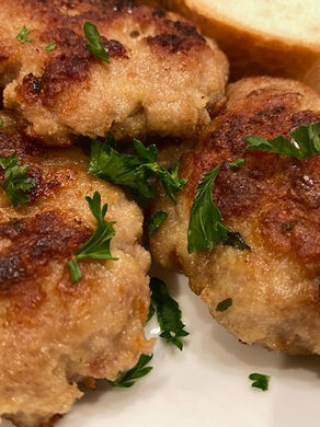 Turkey & Pork Fried Meatballs