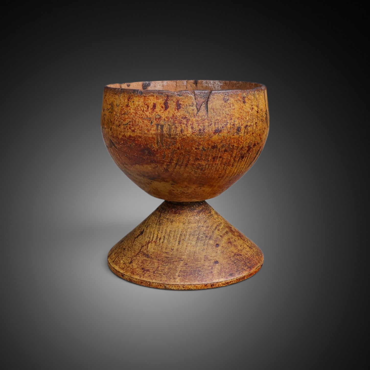19th c. Painted Salt/Spice Container (SOLD)