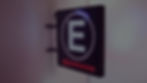 Miniatura: Painel de LED para estacionamento 60x60 - Face única com seta para a esquerda