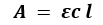 Derivation of Beer-Lambert Law