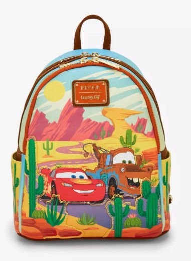 Loungefly Disney Pixar Cars Lightning McQueen and Mater Mini Backpack — BoxLunch