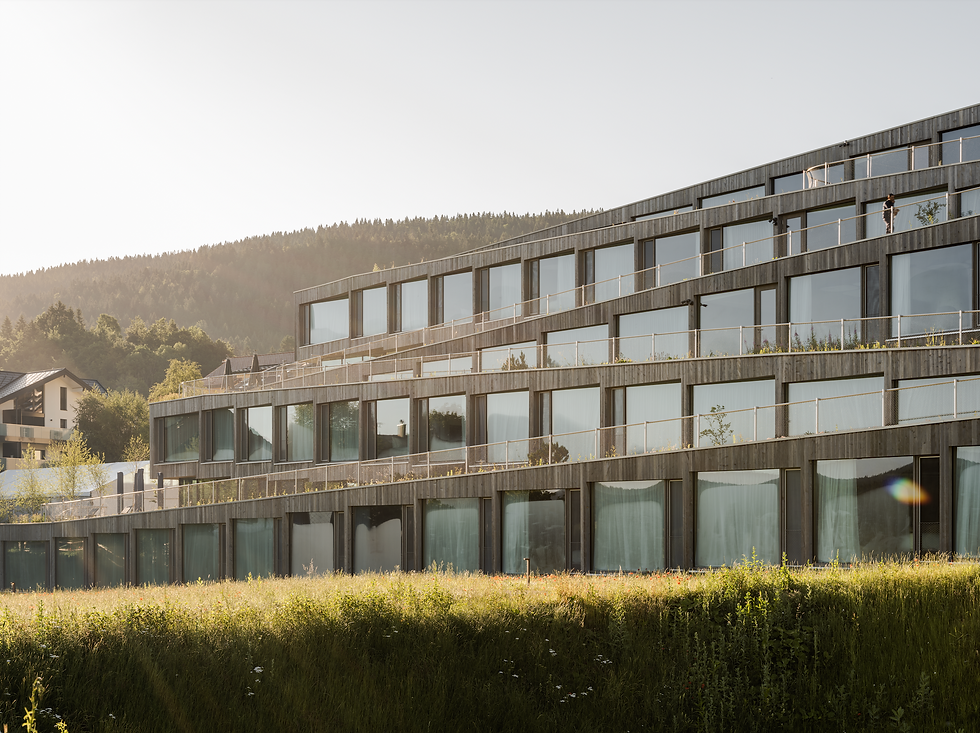 르 브라쉬 자연 풍경을 품고 있는 호텔 오를로제르.