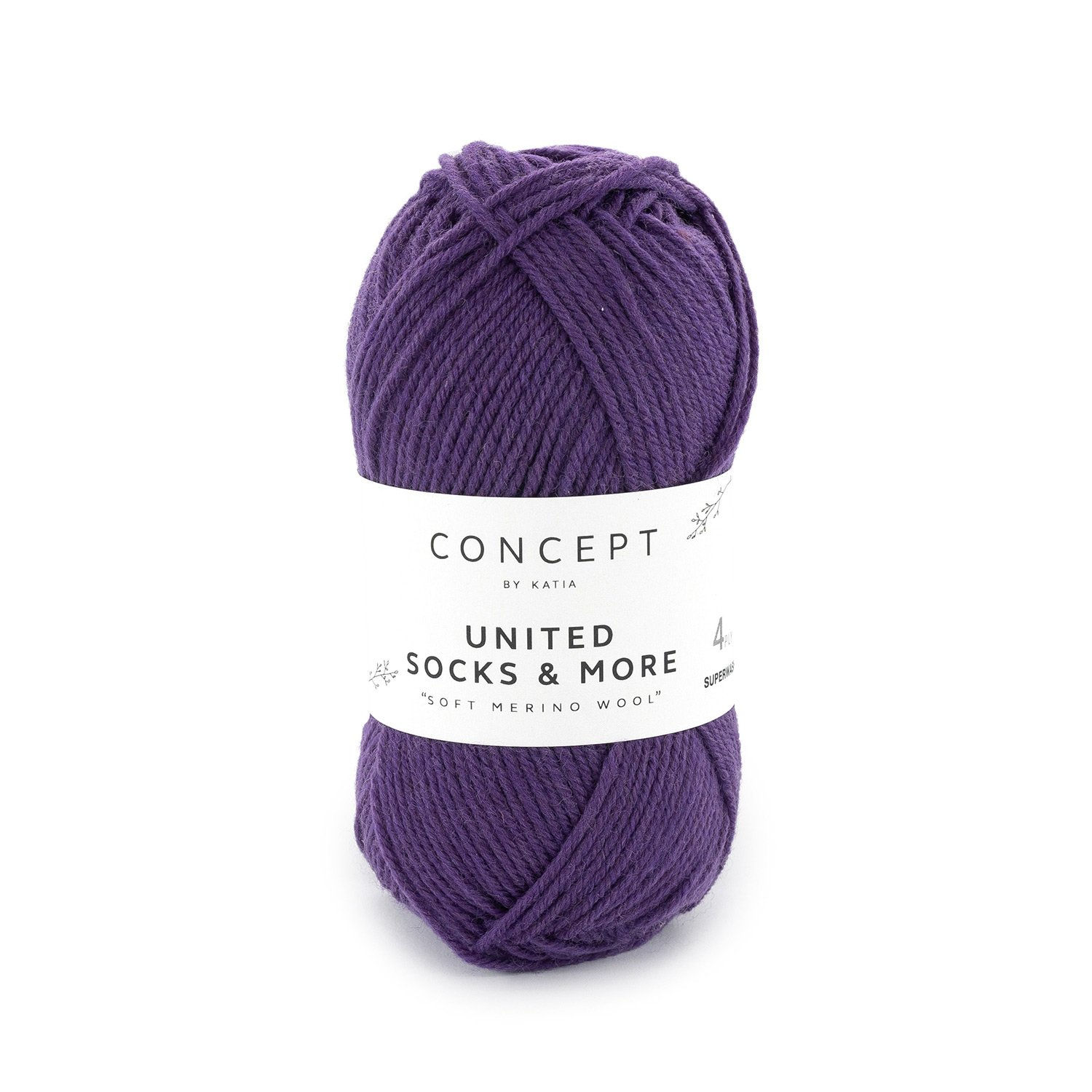 Katia United Socks & More - 11 Blackberry