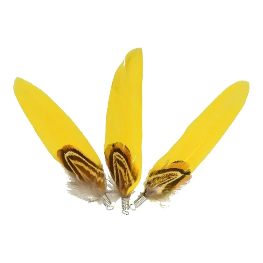 Pheasant-Goose Feathers with ring