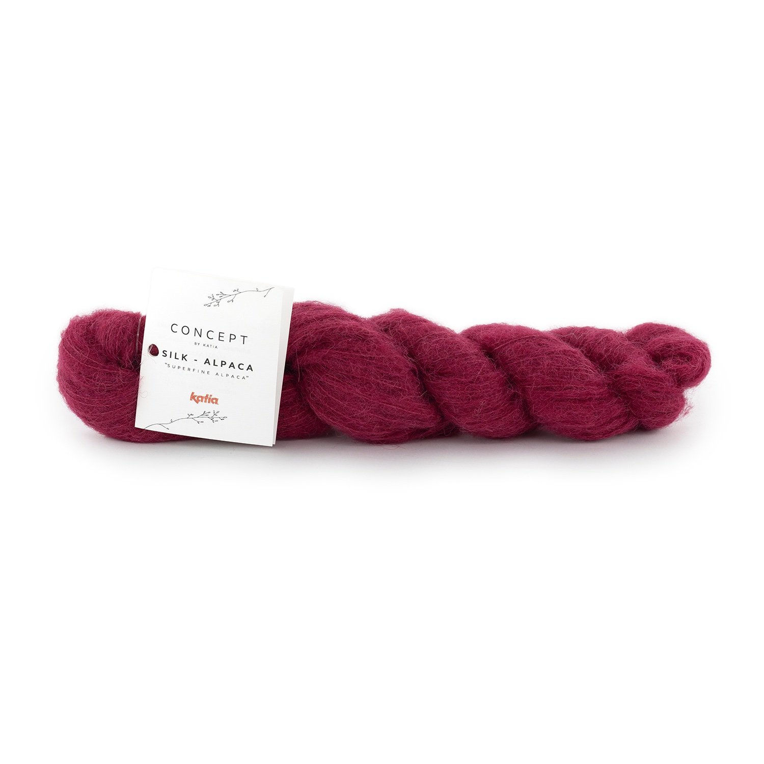Katia Silk-Alpaca - 203 Burgundy Red