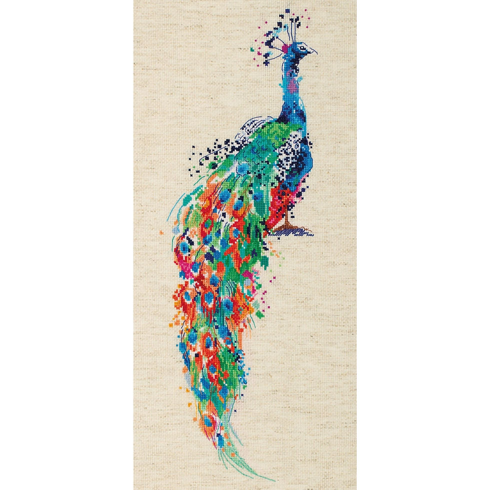 Panna Cross Stitch Embroidery Kit - PT-7238 Peacock