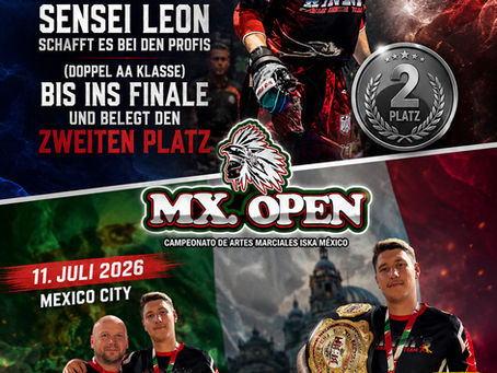 Sensei Leon wird Grand Champion in Mexico!