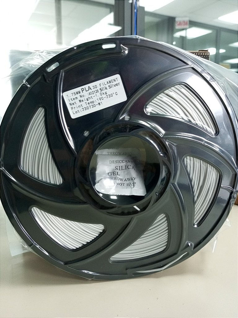 Miniatura: PLA SILK - Silver | Prateado - 1kg