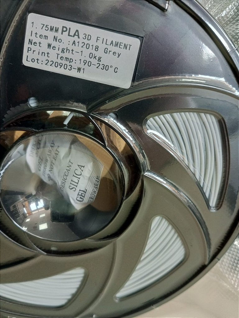 Miniatura: PLA - Cinza - 1kg