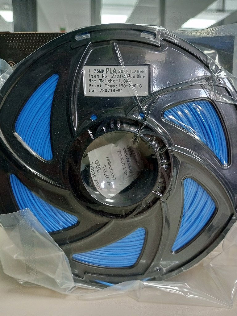 Miniatura: PLA - Fluo Blue - 1kg