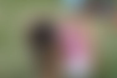 Brushing before the photo shoot!