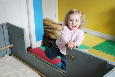 My littlest helper in the box again!