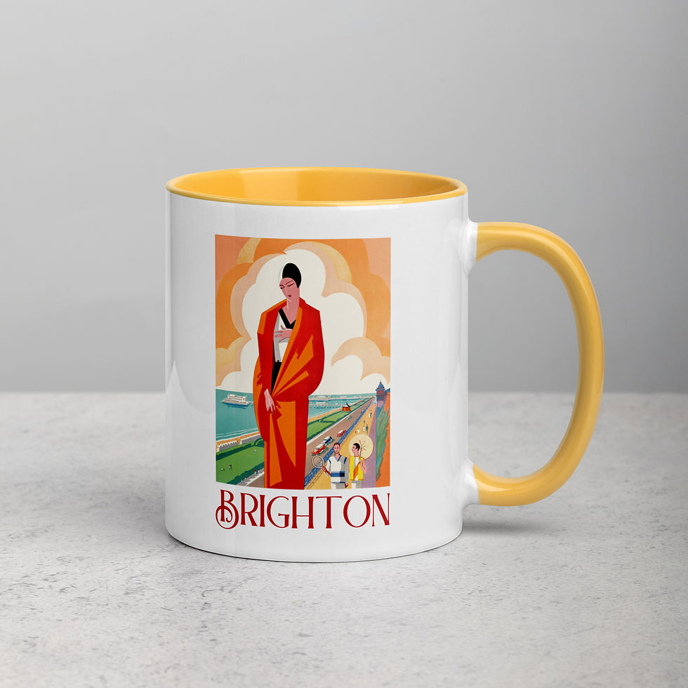 Thumbnail: Brighton Art Deco 11oz Tea and Coffee Mug