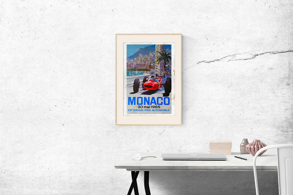 Thumbnail: 1965 Monaco Grand Prix Poster Print