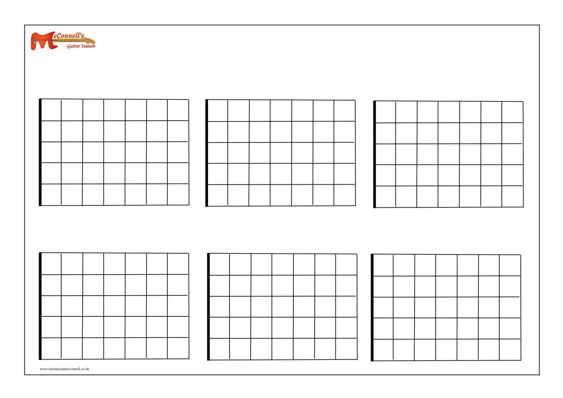 six blank fretboards