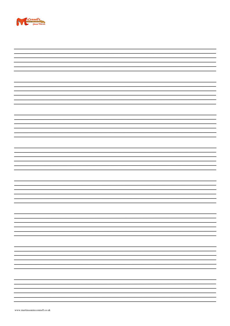 blank tab sheet