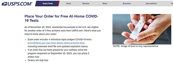 usps covid tests