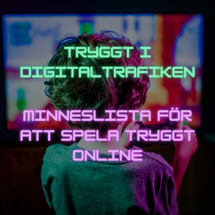Minneslista för att spela tryggt online