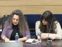 ועדת העבודה והרווחה - דבריה של רות משאט