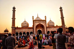 Jama Masjid at Sunset
