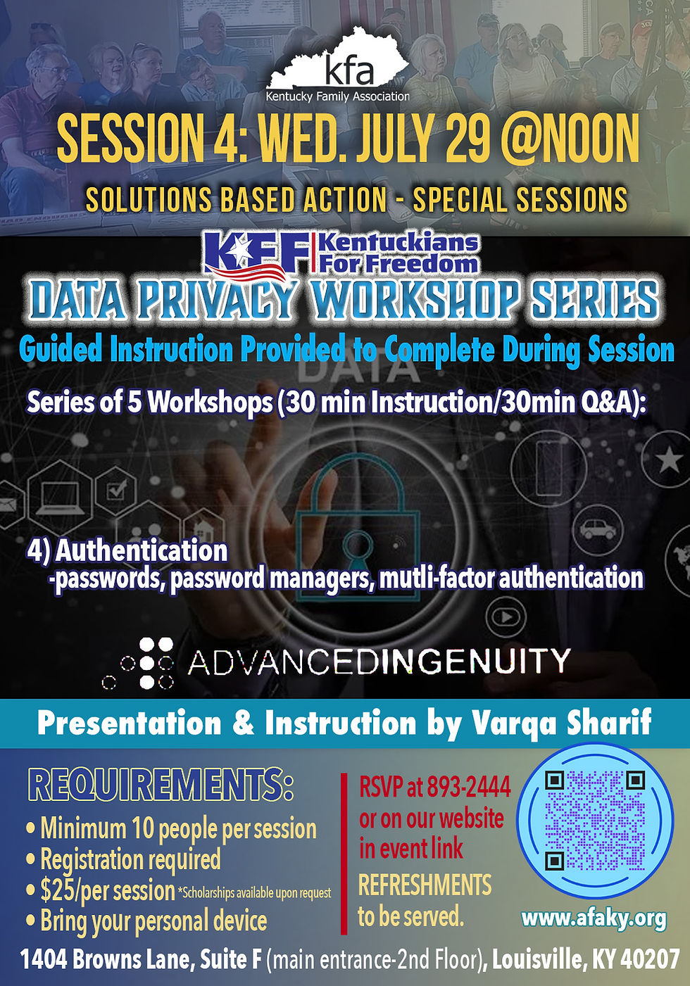 SESSION 4: Data Privacy Workshop